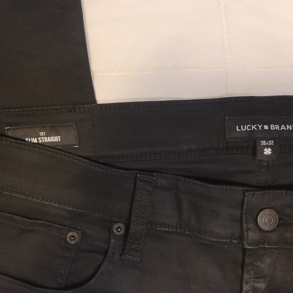 Lucky Brand Men's Straight Jeans - Black - Picture 4 of 4